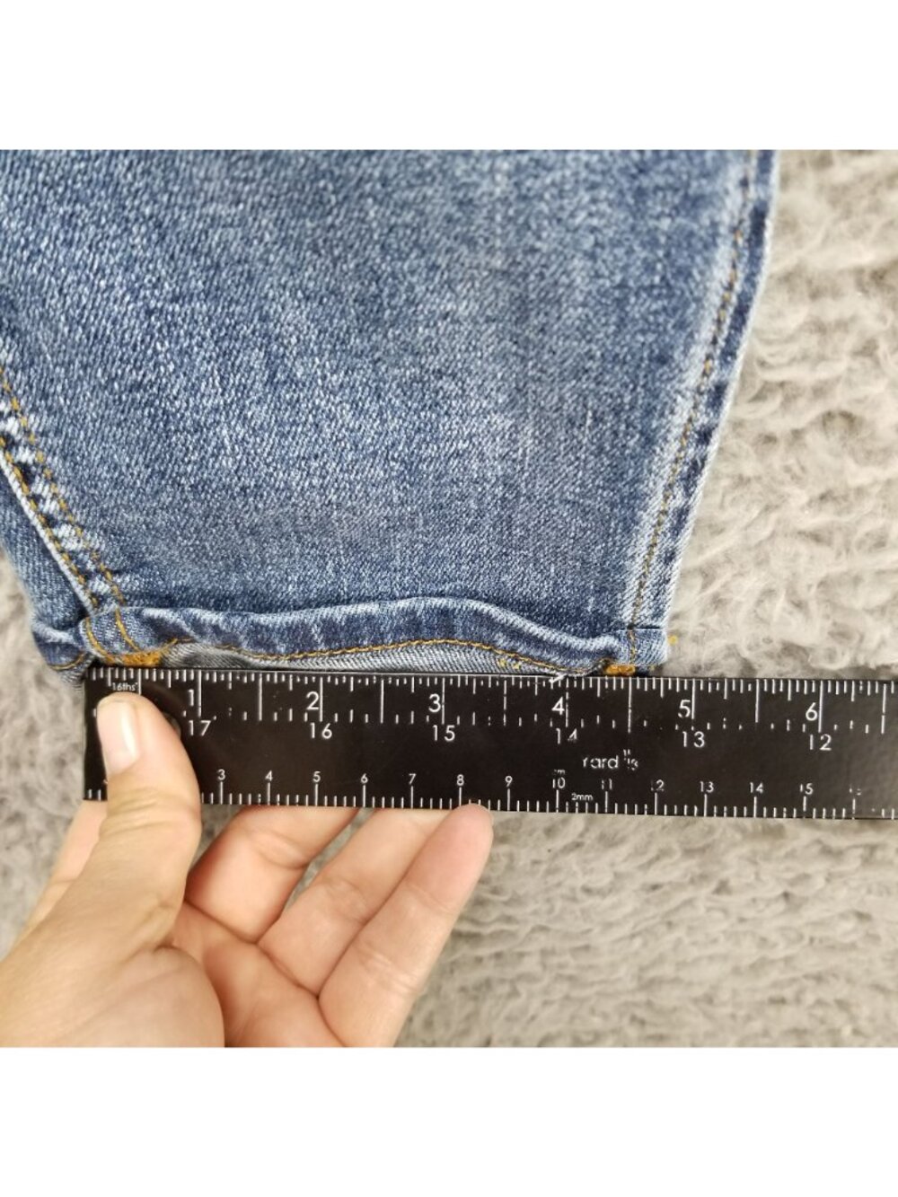 Miss Me Jeans Womens 27 Blue Ankle Skinny Stretch Denim *Read* - Picture 8 of 14